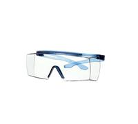 Surlunettes 3M SecureFit 3700, branches bleues, anti-rayures+ (K), écran transparent, angle réglable, SF3701ASP-BLU-EU x20 morceau