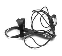 Surluoen 1 PCS Perroquet Oiseau Harnais Laisse en Plein Air Volant Traction Sangle Volant Entraînement Corde Kit pour Oiseau Perroquet Noir XS