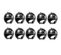 Surluoen 10 Pièces Chapeau de Poulet pour Animaux de Compagnie Chapeau de Poules Chapeau de Poulet Chapeau de Sécurité pour Animaux de Compagnie pour Poulet Noir Facile à Utiliser
