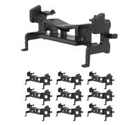 Surluoen 10 PièCes pour Evolution EX L200 Triton Clips de Moulure de Toit Automatique Clip de Garniture de Rail de Toit à Clipser
