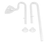 Surluoen 16 mm Aquarium Verre EntréE Sortie Lily Tuyau Tube RéServoir de Poisson Plante Aquatique Aquatique Bidon Filtre Ventouse Tuyau Ensemble