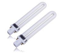 Surluoen 2 pieces Machine de sechage des ongles Nouveau Professionnel Electronique 365nm 9 W Lampe de clou Pour Manucure UV Lampe d'Art pour Vernis a Ongles