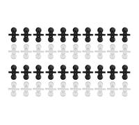 Surluoen 40 Pièces Séries Porte-Ventouse D'Aquarium Diviseur pour Aquariums Couvercle en Verre Séparateur de Séparation Support Clip Support