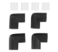 Surluoen 4Pcs Protecteurs D'Angle Pare-Chocs par Bord de Table pour la Securite de Noir
