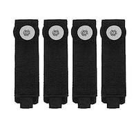 Surluoen 4Piece Magnetic Garage Tool Organizer Crochets Magnétiques Noir pour Tuyaux Cordes Perceuses Câble Suspendu Aimant