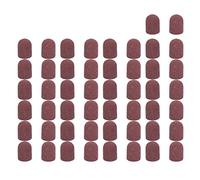 Surluoen 50 Pièces Bandes de Ponçage Bloquent Les Chapeaux Sans Prise Capuchon de Ponçage 80# 120# 180# 13X19Mm Perceuse à Ongles Électrique Manucure Pédicure-02