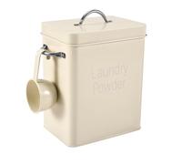 Surluoen 5L Stockage avec Pelle Blanche dans Une Belle BoîTe à Lessive en Poudre