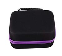 Surluoen 6 Couleurs Essentielle Cas 30 Bouteilles 10 Ml de Parfum Boîte D' Essentielle Voyage Portable Titulaire de Transport Vernis une Ongles Sac de Rangement Pourpre