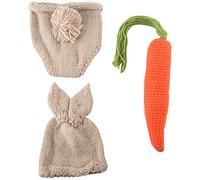 Surluoen Accessoires de Photographie de Nouveau-Né GarçOn Fille Fille Tricot de Lapin des Tenues de Photo