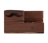 Surluoen BoîTe à Outils de Coiffure en Bois Support de Cisaillement de Salon de Coiffure Ciseaux de Coupe de Cheveux Support de Stockage de Porte-Outils de Coiffeur