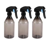 Surluoen Bouteilles de PulvéRisation en Plastique pour Solutions de Nettoyage, RéCipient Vide RéUtilisable 10OZ avec PulvéRisateur à Gâchette Noir, Paquet de 3
