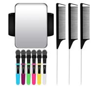 Surluoen Bracelet Magnétique pour Épingle de Coiffeur, Porte-Épingle de Poignet, Bracelet de Tresse pour Coussin à Épingles à Coudre en Gel de Silicone, Installation Facile