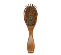 Surluoen Brosse à Cheveux en Bois de en Bois Naturel Fait Main DéMêLant Peigne à Cheveux de Massage avec BoîTe-Cadeau