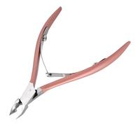 Surluoen Brucelles De Pousse-Cuticules A Ongles Pince Coupante De Tondeuse Decapant Peau Morte Manucure Outil De Toilettage D'Art Pince A Ongles Rose