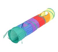 Surluoen Chat Tunnel Pet Tube Pliable Jouet Jouet Intérieur Extérieur Kitty Chiot pour Puzzle Exercer Cacher La Formation Cacher Et Courir avec Fun