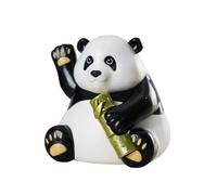 Surluoen Dansants Solaires Panda Solaire Figurines à Collectionner BobbleHead Décoration de Tableau de Bord de Voiture Accessoires de Bureau Panda Bureau