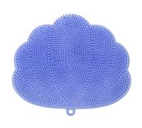 Surluoen Épurateur Mural Mains pour le Dos et les Pieds avec Ventouses - Nettoie en Profondeur et Exfolie Sous la Douche Bleu 30 X 25,5 cm