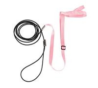 Surluoen Harnais et Laisse pour Oiseaux, Laisse pour Harnais RéGlable pour Perroquet - Corde de Dressage pour Animaux de Compagnie Anti-Morsures Harnais et Laisse de Vol en Plein Air (S)