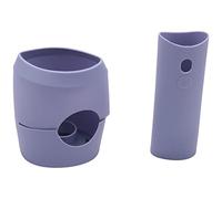 Surluoen Housse de Protection en Silicone Souple Violet pour SèChe-Cheveux Supersonic, éTui de Protection à 360 DegréS pour Peau de Couverture de Ventilateur
