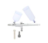 Surluoen Outil de PulvéRisation à L'AéRographe 0.5Mm Alimentation par Gravité AéRographe Double Action Tatouage de Gâteau Pistola de Pintura Aerografo Outil à Ongles 20CC 40CC