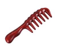 Surluoen Peigne à Cheveux pour Démêler - Peigne en Bois à Dents Larges pour Cheveux Bouclés - Pas de Peigne en Bois de en Bois Naturel Statique