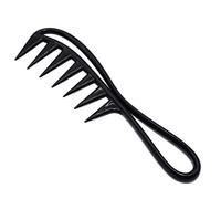 Surluoen Peigne en Plastique de à Dents Larges DéMêLant Cheveux BoucléS Salon de Coiffure Peigne Massage pour Outil de Coiffure pour Cheveux BoucléS