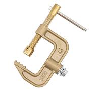 Surluoen Pince de Masse de Soudage, Pince de Masse en Laiton de Type G Courant 500 A, Largeur de Mâchoire de 43 Mm pour Soudeurs Tig Mig