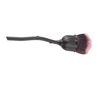 Surluoen Pinceau à PoussièRe à Ongles Rose Rose Pinceau Pinceau à RéCurer pour Pinceaux Nail Art (Noir)