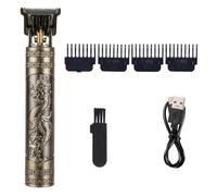 Surluoen Rasoir de Coupe de Cheveux Pour Recharge Rasoir Adulte éLectrique Vintage Tondeuse Rasoir Maison USB Chargement Salon de Coiffure A