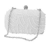 Surluoen Sac a la Mode Sac Perlee de Mariee Sac a Main du Mariage Sac de Soiree Sac a Main pour Les Femmes
