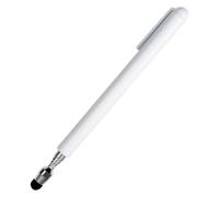Surluoen Stylet pour Écrans Tactiles, Pointeur Rétractable et Stylet avec Pointe de Flocage Spéciale (Blanc)
