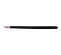 Surluoen Stylo Bâton Cuticule Pierre Scrubs Noir Quartz Cuillère Poussoir Cuticule D'Art D'Ongle Outils de Soins de Manucure Poussoir D'Ongles Coupés