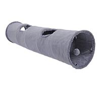 Surluoen Tunnel pour Chat Pliable pour Chat pour Chat Tunnel de en SuèDe Caché Tunnel pour Plis pour Animaux de Compagnie avec Balle DiamèTre de 12 Pouces