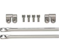 Surly Kit de montage porte-bagages inférieur, HR, y compris entretoises de fixation, colliers de serrage, vis
