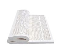 Surmatelas 100% latex naturel avec housse en coton biologique Sans produits chimiques ni mousse à mémoire de forme Soulage les douleurs aux épaules et au dos,2.5cm,200x220cm