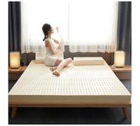 Surmatelas 100 % latex naturel de qualité supérieure - 7,5 cm d'épaisseur - Soulage la pression - Lavable - 200 x 210 cm - Solution de sommeil écologique pour un confort ultime