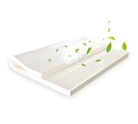 Surmatelas 100% Latex Naturel - Soutien Ferme - Couche de Mousse à mémoire de Forme Durable pour Plus de confortMatelas en Latex Naturel pour Lit Simple Double,2.5cm,100x210cm(39x83in)