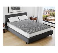 Surmatelas 140 x 190 cm mémoire de forme 7 zones purifiant au charbon ép.5cm - NISIDA de NATUREA