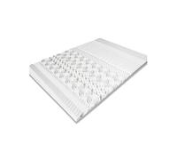 IDMarket – Surmatelas Elias 140x190 cm Mousse mémoire de forme 10 zones