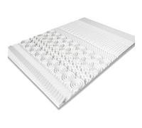 IDMarket – Surmatelas Elias 140x190 cm Mousse mémoire de forme 10 zones