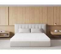 Surmatelas 140x190CM en Mousse de Confort, Épaisseur 7CM,Respirant,Tissu Doux