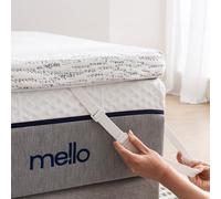 Surmatelas 200 x 200 - Viscosoft, Premium 8cm Mémoire de Forme, Confort Moelleux, Mousse infusée Gel, Soulage Le Dos, Housse déhoussable et Anti-dérapante, Idéal sur Matelas 200 x 200