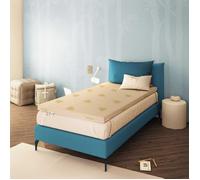 Surmatelas 70x190 cm- Mémoire de Forme Fresh Massant 9 zones- Equilibré- Epaisseur 5 cm -Dehoussable