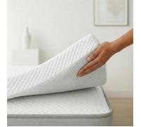 Sûrmatelas à mémoire de forme 140x190cm - Epaisseur 4cm - Housse Lavable à Deux Faces été-Hiver | Mousse a memoire de Forme 100%