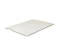 Surmatelas à mémoire de forme de 3 cm Modèle SUN / Mousse viscoélastique, 135 x 180 x 3 cm - Toutes dimensions, Beige