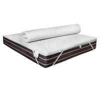 Talamo Italia - Surmatelas simple Regolo, Surmatelas pour améliorer la posture, Surmatelas en mousse à mémoire de forme, Surmatelas hypoallergénique et respirant, 100% Made in Italy, 80x190xh5 cm