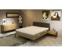 Surmatelas - Anonyme - 200x200 cm - Mousse Polysoff - Déhoussable - Anallergique à l'Aloe Vera