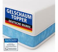 Surmatelas Arensberger ESSENCE, 140x200cm, surmatelas en mousse gel, housse lavable, convient aux matelas à ressorts et en mousse, hauteur 5cm