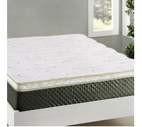 SAMPUR - Surmatelas Bamboo Zen : Mémoire de Forme | Soutien mi-Ferme | Accueil Tonique | 8 cm d'épaisseur | 140/190 cm