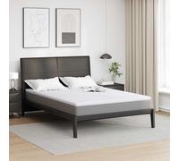 vidaXL Surmatelas coussins de matelas blanc 140 x 200 cm polyester tissu en tricot sans colle